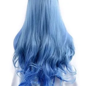 Accessories | Phoenix 28 Curly Blue Ombr Cosplay Wig Nwt  display picture 1